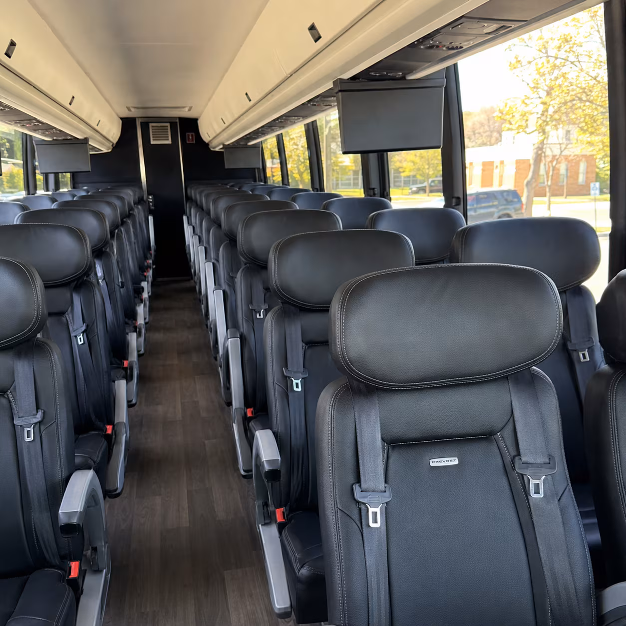 cedar park charter bus interior