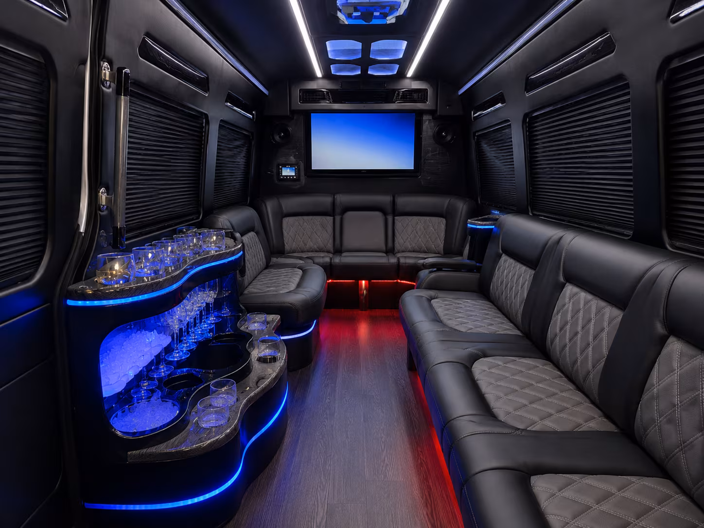 cedar park corporate event transportation onboard seating