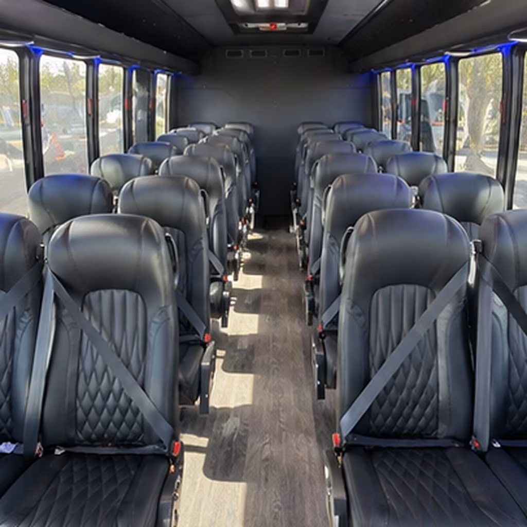 cedar park wedding transportation onboard seating